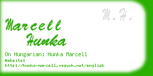 marcell hunka business card